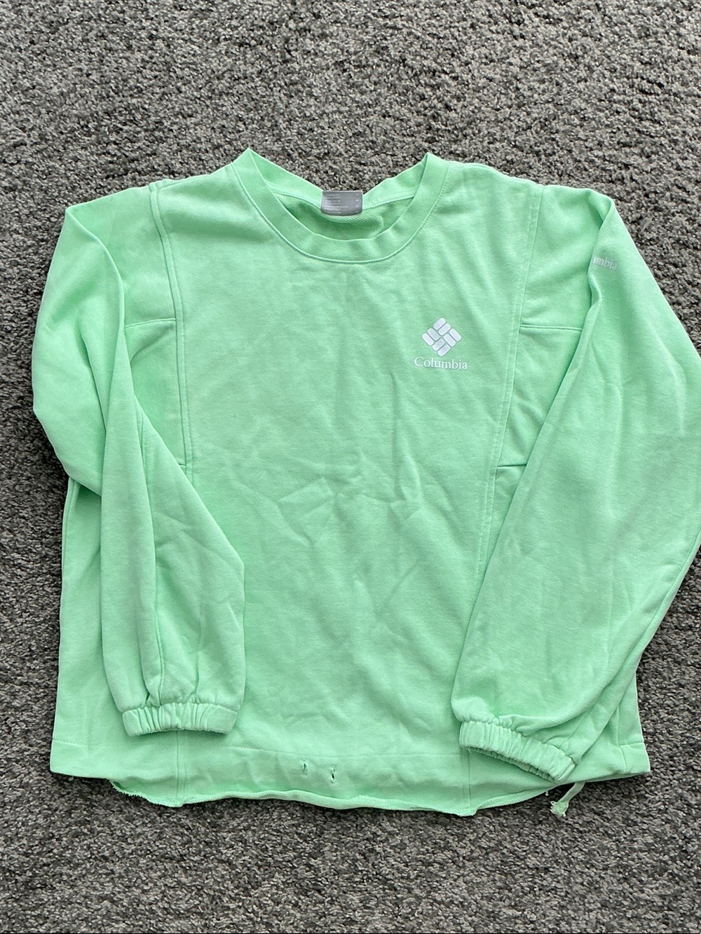 Columbia Kids Mint Green Crewneck Sweatshirt